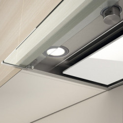 Elica BOX IN PLUS IXGL/A/90 - Cappa Aspirante da Incasso, Inox e Vetro, 90 cm, PRF0097796, B