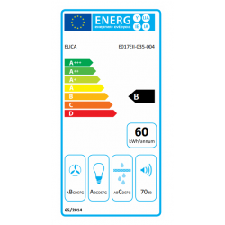 Elica BOX IN PLUS IXGL/A/90 - Cappa Aspirante da Incasso, Inox e Vetro, 90 cm, PRF0097796, B