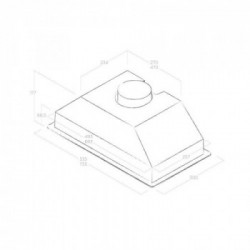Elica ERA S IX/A/52 - Cappa Aspirante ad Incasso, Inox, 52 cm, PRF0142886, B