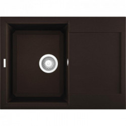 Elleci LMY13578 - Lavello easy 135, 68x50, 1VG, espresso