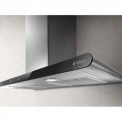 Elica GALAXY WHIX/A/80 - Cappa Aspirante a Parete, Inox e Vetro Bianco, 80 cm, PRF0009822, C