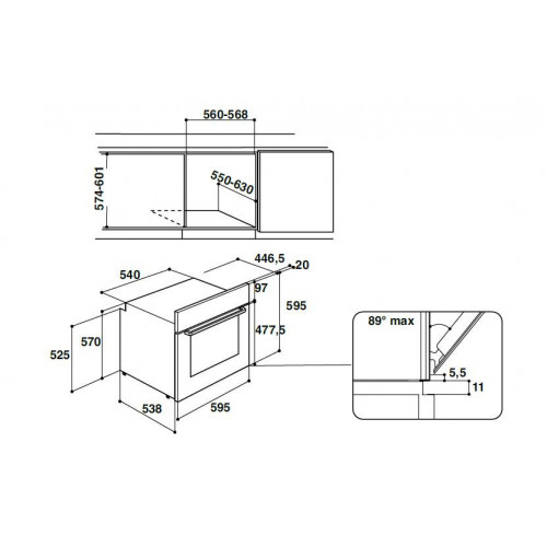 Hotpoint Ariston 3AF 534 H IX HA - Forno da...