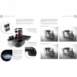 Elica NIKOLATESLA BL/A/83 - Piano a Induzione con Cappa Aspirante Integrata, Vetro Nero, 83 cm PRF0120977, A+