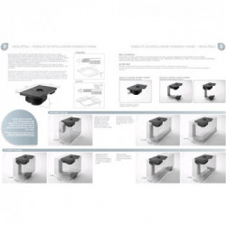 Elica NIKOLATESLA BL/A/83 - Piano a Induzione con Cappa Aspirante Integrata, Vetro Nero, 83 cm PRF0120977, A+