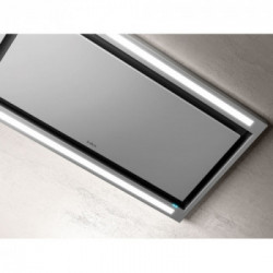 Elica CLOUD SEVEN IX/A/90 - Cappa Aspirante ad Isola, Inox, 90 cm, PRF0142094, A