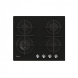Candy CDK6GF4WEKB - Piano Cottura a Gas, Nero, 59.5 cm, 4 Fornello(i)