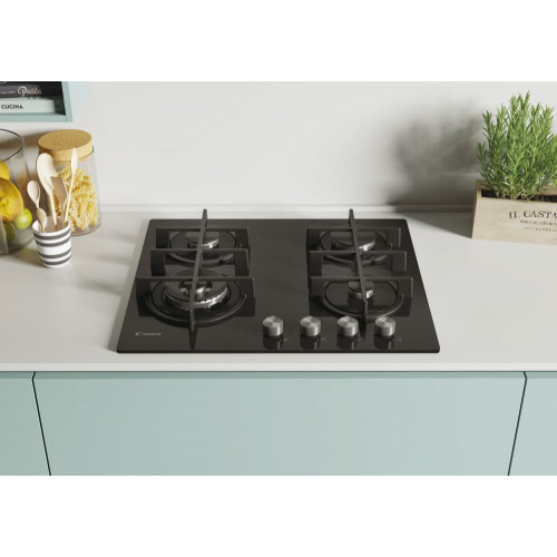 Candy CDK6GF4WEKB - Piano Cottura a Gas, Nero,...