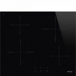 Smeg SI2641D - Piano Cottura a Induzione, 4 Zone, 60 cm, Nero