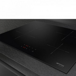 Smeg SI2641D - Piano Cottura a Induzione, 4 Zone, 60 cm, Nero