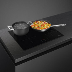 Smeg SI2641D - Piano Cottura a Induzione, 4 Zone, 60 cm, Nero