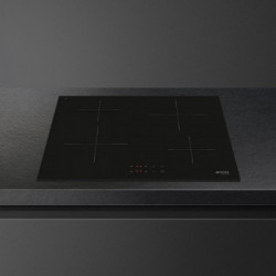 Smeg SI2641D - Piano Cottura a Induzione, 4 Zone, 60 cm, Nero