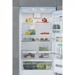 Whirlpool SP40 801 1 - Frigorifero Combinato da Incasso, 6° Senso, 400 Litri, Classe F, Cerniere a DX, 70 cm