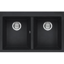 Elleci LGQ35059 - Lavello quadra 350, 79x50, 2V, antracite