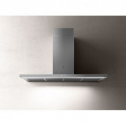 Elica THIN IX/A/90 - Cappa Aspirante a Parete, Acciaio Inossidabile, 710 m³/h, PRF0144969, A