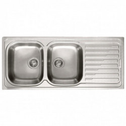 Elleci LIK500SACSX - Lavello inox SKY, 500, 116X50, 2vg sx satinato