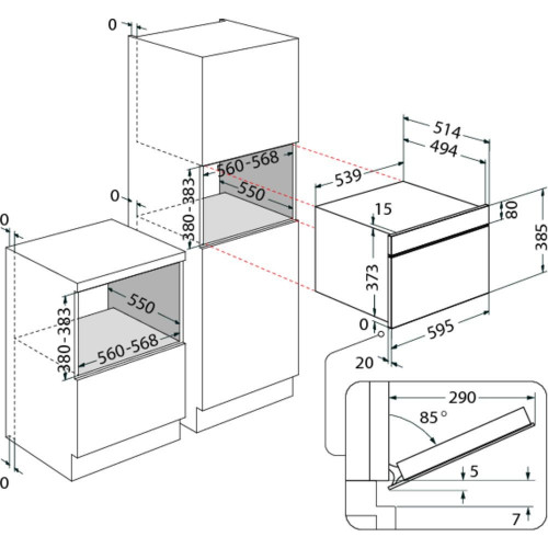 Whirlpool AMW 731/IX - Forno Microonde da...