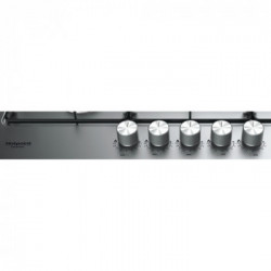 Hotpoint PPH 75P D/IX - Piano Cottura a Gas, 5 Fuochi, 75 cm