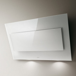 Elica VERTIGO WH/F/90 - Cappa Filtrante a Parete, Vetro Bianco, 90 cm, PRF0079554, C