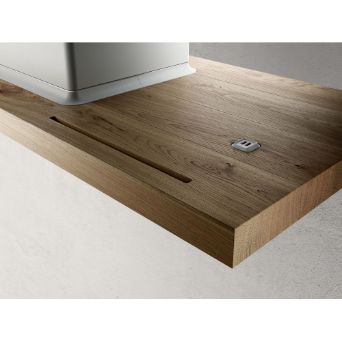 Elica BIO ISLAND WH/A/120x58 USB ROVERE - Cappa...