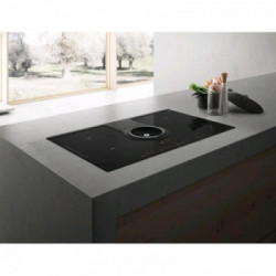 Elica NIKOLATESLA HP BL/A/83 - Piano a Induzione con Cappa Integrata, Vetro Nero, 83 cm, PRF0120975, A+