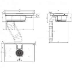 Elica NIKOLATESLA HP BL/A/83 - Piano a Induzione con Cappa Integrata, Vetro Nero, 83 cm, PRF0120975, A+