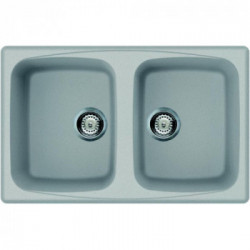 Elleci LMM35079 - Lavello master 350, 79x50, 2V, aluminium