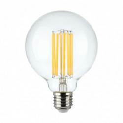 V-TAC Lampadina LED E27 18W 140LM/W G95 Filamento 3000K