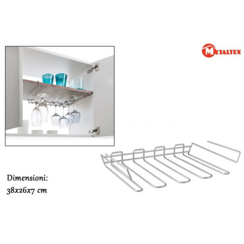 MENSOLA SOTTORIP.PORTACALICI POLYTH 12/16P.