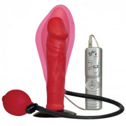 You2Toys Red Balloon - Dildo Realistico Gonfiabile con Vibrazione, Richiede Batterie