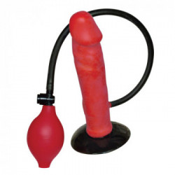 You2Toys Red Balloon - Dildo Realistico Gonfiabile con Vibrazione, Richiede Batterie