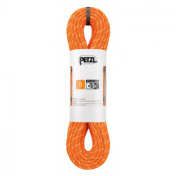 Petzl R40AO 070 PUSH 9 mm Orange 70 m - Corda semistatica destinata alla pratica autonoma della speleologia e del torrentismo