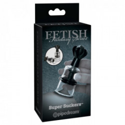 Fetish Fantasy Super Suckers - Pompa per Capezzoli, Impermeabile, Splashproof