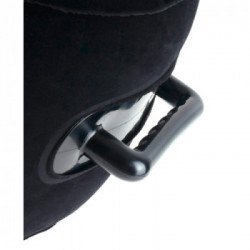 Fetish Fantasy Series - Cuscino Erotico Gonfiabile con Dildo Vibrante, Velluto, Lavabile, Nero