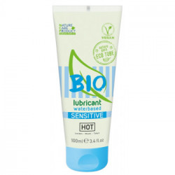 Hot - Lubrificante Biologico per Pelli Sensibili, Aloe Vera, Bio, Tubetto, 100 ml