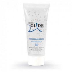Just Glide - Lubrificante, Vegano, Lunga Durata, Tubetto, 20 ML
