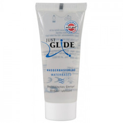 Just Glide - Lubrificante, Vegano, Lunga Durata, Tubetto, 20 ML