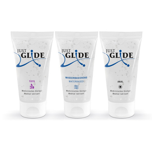 Just Glide - Lubrificante, Vegano, Tubetto, Set...