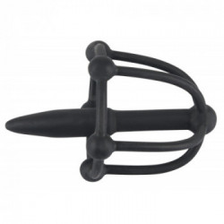 You2Toys Penis Plug with Glans Cage - Plug per il Pene in Silicone, Nero