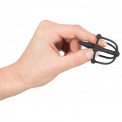 You2Toys Penis Plug with Glans Cage - Plug per il Pene in Silicone, Nero