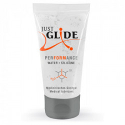 Just Glide - Lubrificante, Performante, Vegano, Tubetto, 50 ML