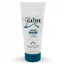 Just Glide Premium - Lubrificante Premium, Vegano, Tubetto, 200 ML