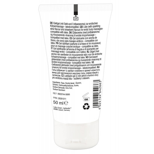 Lick ItWine-Strawberry 50 ml - Gel per Massaggi...