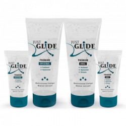 Just Glide - Set 4 pz Lubrificante, Premium e Anale, Vegano