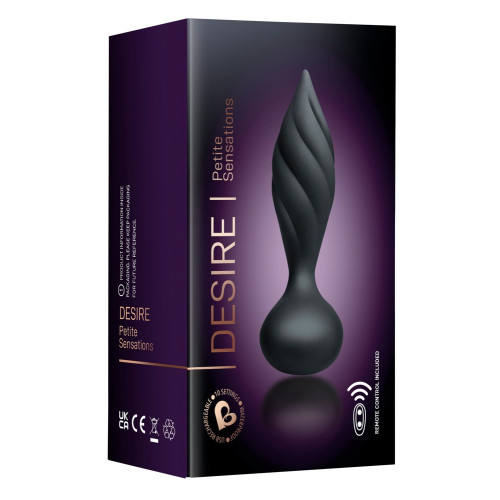 Rocks Off Desire - Plug Anale con Vibrazione,...