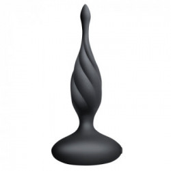 Rocks Off Discover - Plug Anale con Vibrazione, 10 MOD, Impermeabile, Telecomando, Ricaricabile, Nero