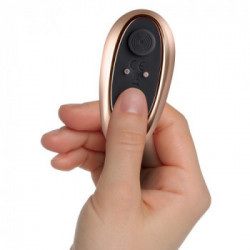 Rocks Off Discover - Plug Anale con Vibrazione, 10 MOD, Impermeabile, Telecomando, Ricaricabile, Nero