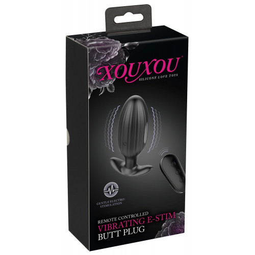 Xouxou E Stim Butt - Plug Anale con Vibrazione,...