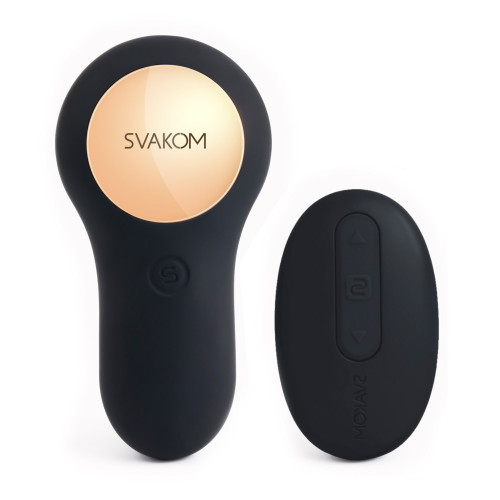 Svakom Vick Black - Vibratore Anale, 8 MOD,...