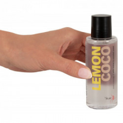 Just Play - Olio per Massaggi, Gusto Cocco e Limone, Vegano, Flacone, 100 ML