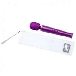 Le Wand - Massaggiatore con Vibrazione, Lungo, Silicone, Viola